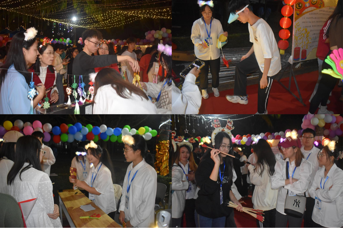 教育學院團委學生會舉辦慶新年游園活動